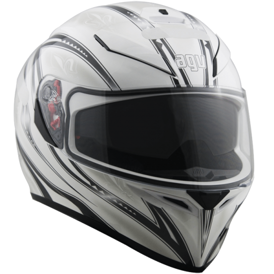 CAPACETE AGV K3 SV FLORENCE BRANCO/CINZA